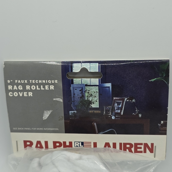 Ralph Lauren 9” Faux Technique Rag Roller Cover Painting Texture Decor - Picture 2 of 9